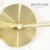 Aplique de pared dorado mate con múltiples movimientos verticales en 3 sectores - tienda online