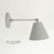 Aplique de pared gris texturado con múltiples movimientos verticales en 2 sectores con pantalla Classic - comprar online