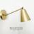Aplique de pared dorado mate "Modelo Petit" multiples movimientos verticales en 2 sectores