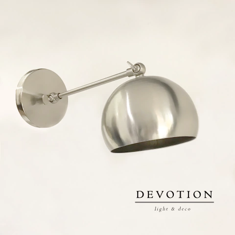 Aplique de pared platil multiples movimientos en 2 sectores del aplique