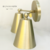 Aplique de pared modelo MINI de 2 luces dorado mate con movimientos en las pantallas - comprar online