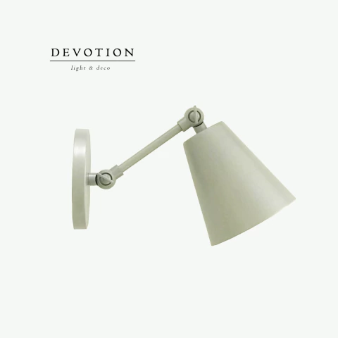 Aplique de pared gris perlado "Modelo Mini" multiples movimientos verticales en 2 sectores - comprar online