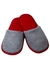 Pantufa Adulto p/ Sublimação Vermelho/Cinza - comprar online