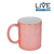 Caneca Cerâmica Metalizada p/ Sublimação Rose Gold 325ml - comprar online