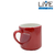 Caneca Mágica Cerâmica p/ Sublimação Vermelho Semi Brilho Alça Corpo Coração 325ml