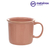 Caneca Cerâmica Esmaltada p/ Sublimação Borda Dourada 280ml - SubliArte Sublimação