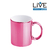 Caneca Cerâmica Metalizada p/ Sublimação Rosa Pink 325ml