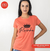 Baby Look T-Shirt p/ Sublimação Living Coral