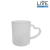 Caneca Vidro Fosco p/ Sublimação Alça Coração 325ml