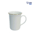 Caneca Porcelana p/ Sublimação Branco Apolo Borda Ouro 295ml