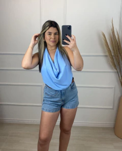 Blusa Multiformas Duna Silvia Azul na internet