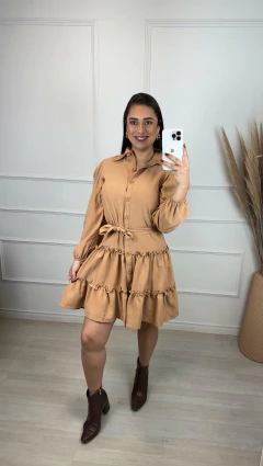 Vestido Alfaiataria Bianca Nude - AUTHENTIC STORE LTDA