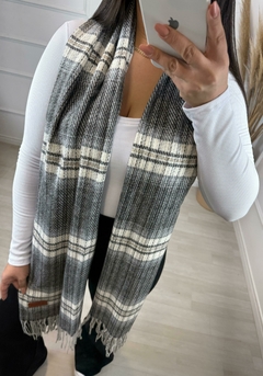 Lenço Cashmere Xadrez Preto na internet