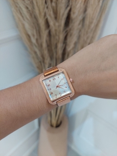 Relogio + Kit Feminino Acessorios Rose Gold 020970 - comprar online