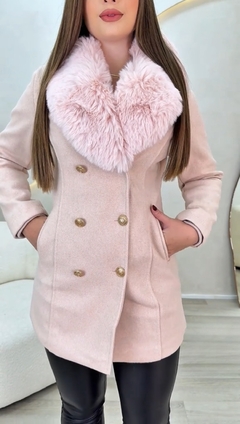 Casaco Lã Batida Anaju Rose - AUTHENTIC STORE LTDA