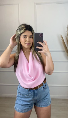 Blusa Multiformas Duna Silvia Rosa na internet