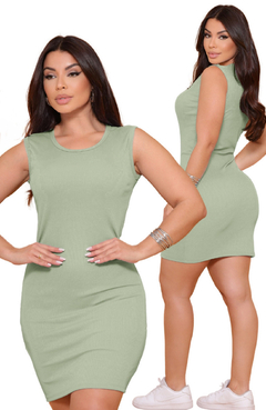 Vestido Curto Camila Verde - comprar online