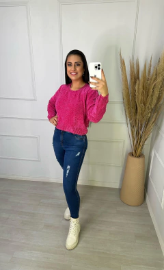 Imagem do Cropped Tricout Jasmim Pink