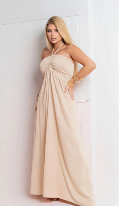 Vestido Longo Zaya Nude na internet