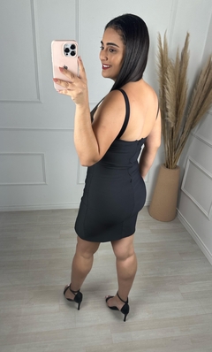 Vestido Curto Allana Preto 1624 na internet