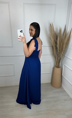 Vestido Longo Thayse Azul Royal - comprar online