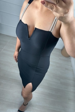 Vestido Curto Allana Preto 1624 - AUTHENTIC STORE LTDA