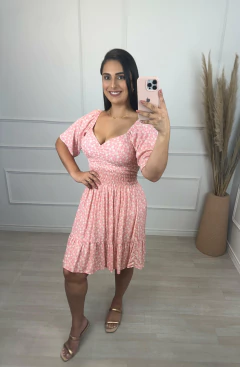 Vestido Curto Liberty Aurora Rosa Bebê - AUTHENTIC STORE LTDA