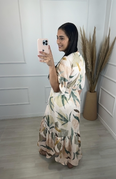 Vestido Kaftan Tamires Verde - AUTHENTIC STORE LTDA