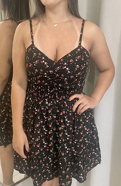 Vestido Curto Beatrice Preto - comprar online