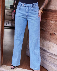 Calça Wide Leg Camila Jeans Claro - loja online