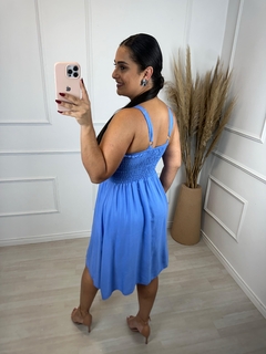 Vestido Curto Thamy Azul na internet