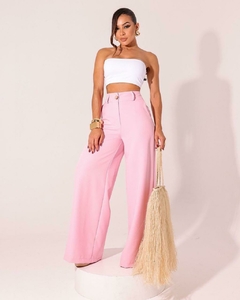 Calça Max Pantalona Rosa 23092 - loja online