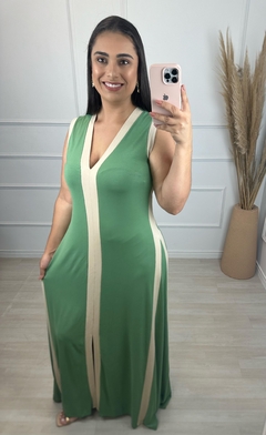 Vestido Malha Solange Verde Água - loja online