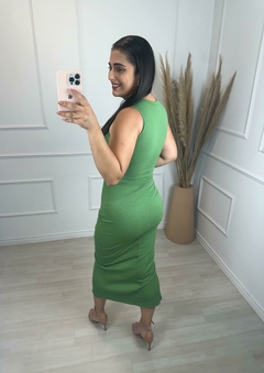 Vestido Midi Hanna Verde 43637 - AUTHENTIC STORE LTDA