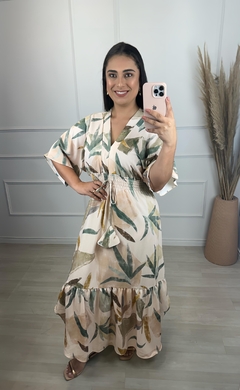 Imagem do Vestido Kaftan Tamires Verde