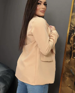 Blazer Alfaiataria Laura Nude - AUTHENTIC STORE LTDA