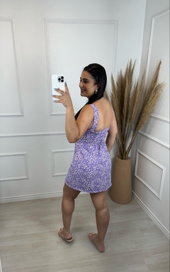 Macaquinho Liberty Roxo - comprar online