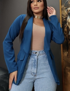 Blazer Alfaiataria Laura Azul na internet
