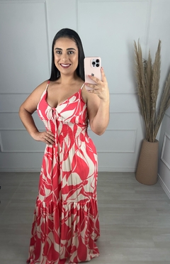 Vetido Longo Debbie Laranja na internet