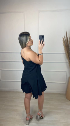 Vestido Curto Alça Nula Preto - loja online
