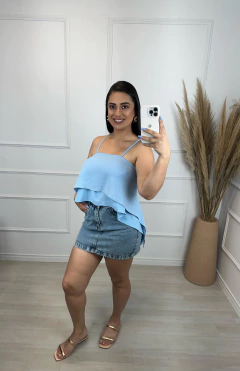 Cropped Michelle Azul - AUTHENTIC STORE LTDA