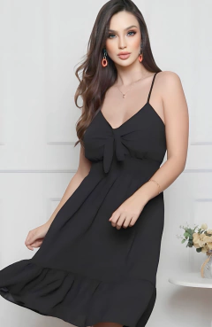 Vestido De Alçinha Antonella Preto - comprar online