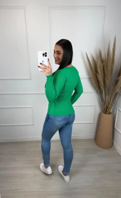 Blusa Modal Regiane Verde Bandeira - AUTHENTIC STORE LTDA