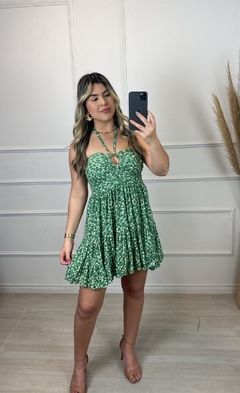 Vestido Curto Liberty Verde - loja online
