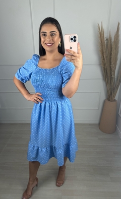 Vestido Juliete Azul Claro - AUTHENTIC STORE LTDA