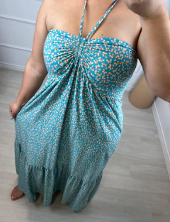 Vestido Longo Maia Azul na internet
