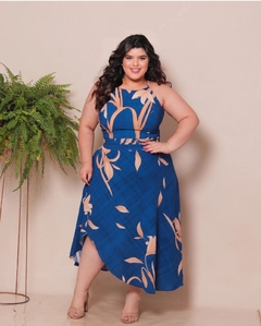 Conjunto Plus Size Luh Azul Marinho na internet