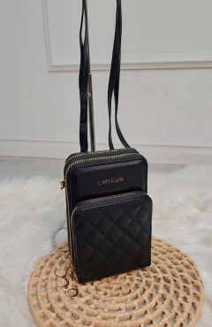 Mini Bag 3 Com Ziper Preta