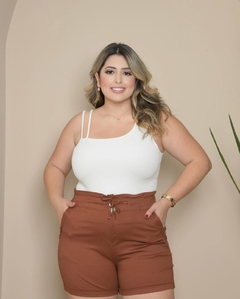 Short Plus Sarja Carolina Caramelo 3410 - comprar online