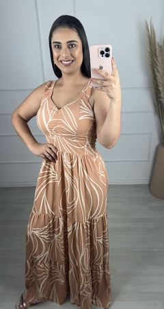 Imagem do Vestido Longo Taina Nude 3408